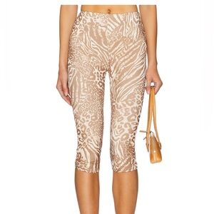 *NWT* AFRM - Gianna Pant in Taupe Animal